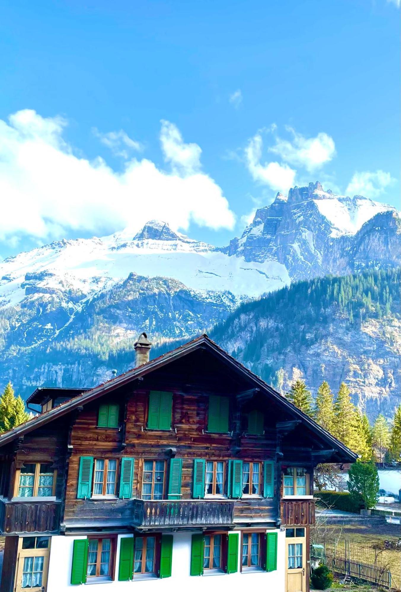 Charming, Well-Equipped Alpine Apartment Kandersteg Eksteriør billede